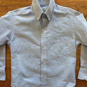 Flynn O'Hara Oxford Button Down Uniform Shirt - Youth Size 7, Blue, EUC